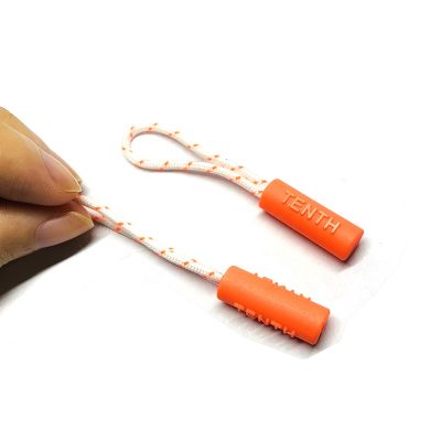 Brand plastic rubber pvc bag zipper puller (2)