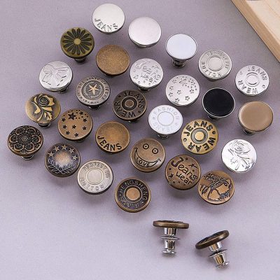 Custom logo denim sew instant button (2)