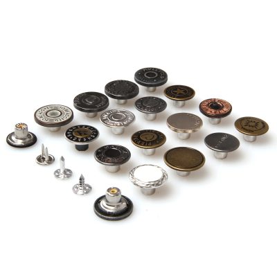 Custom logo embossed metal jeans button (5)