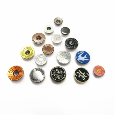 Gold custom brass press snap button (5)