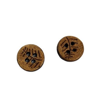 Wholesales garment accessories fashion wood buttons (3)