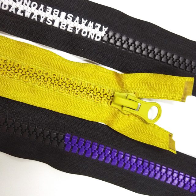 Yellow black oxide zipper metal for handbag (5)